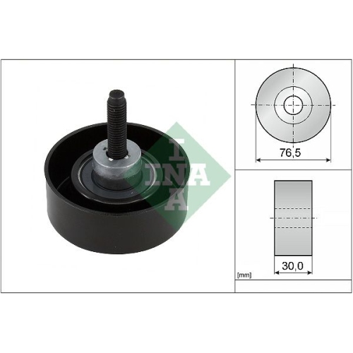 Umlenk /führungsrolle Keilrippenriemen Ina 532 0458 10 für Ford