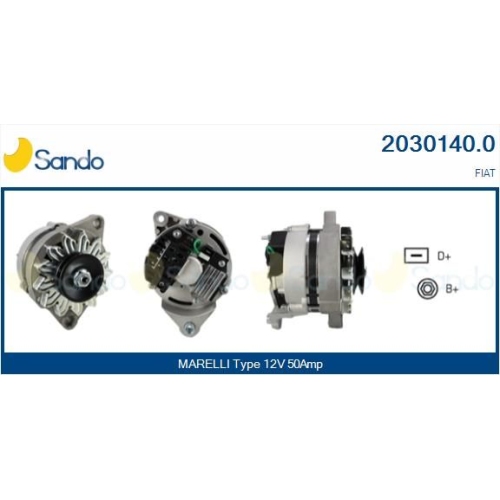 Generator Sando 2030140.0 für Fiat