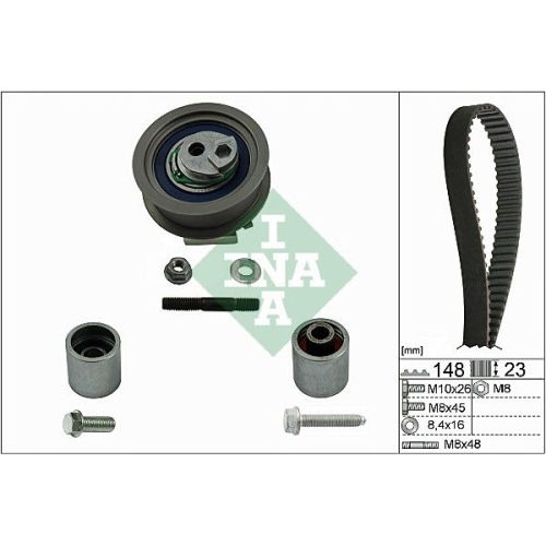 Kit De Distribution Ina 530 0445 10 pour Audi Seat Skoda VW Audi (faw)