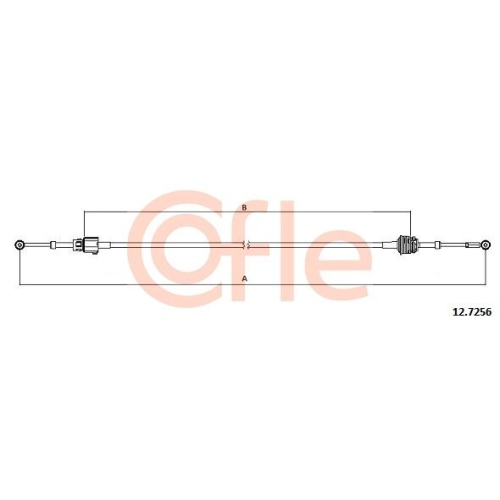Cable Pull Manual Transmission Cofle 12.7256 for Alfa Romeo Fiat