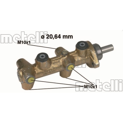 Hauptbremszylinder Metelli 05-0040 für Audi VW