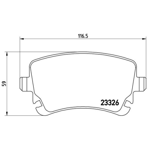 Bremsbelagsatz Scheibenbremse Brembo P85076 Prime Line für Audi Seat Skoda VW