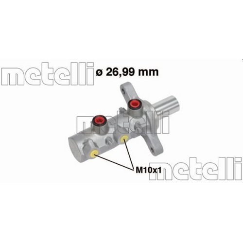 Hauptbremszylinder Metelli 05-0728 für Citroën Fiat Peugeot