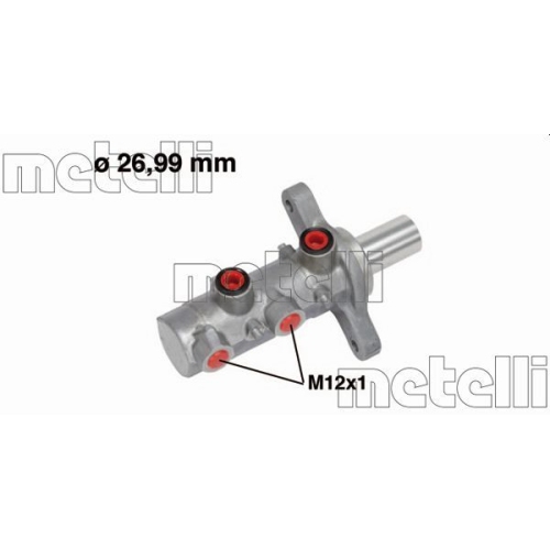 Hauptbremszylinder Metelli 05-0729 für Citroën Fiat Peugeot