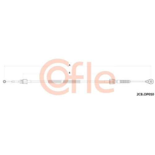 Seilzug Schaltgetriebe Cofle 2CB.OP010 für Opel