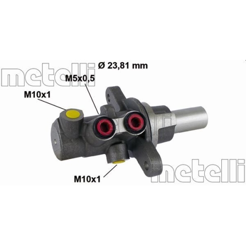 Hauptbremszylinder Metelli 05-0794 für Nissan