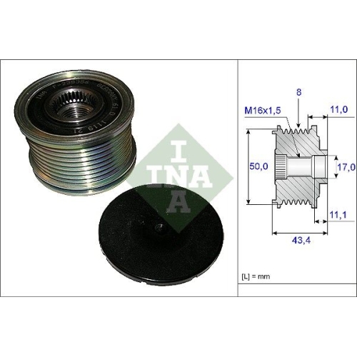 Generatorfreilauf Ina 535 0108 10 für Mercedes Benz Mercedes Benz Mercedes Benz