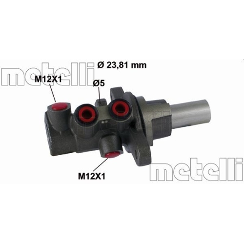 Hauptbremszylinder Metelli 05-0796 für Nissan Renault