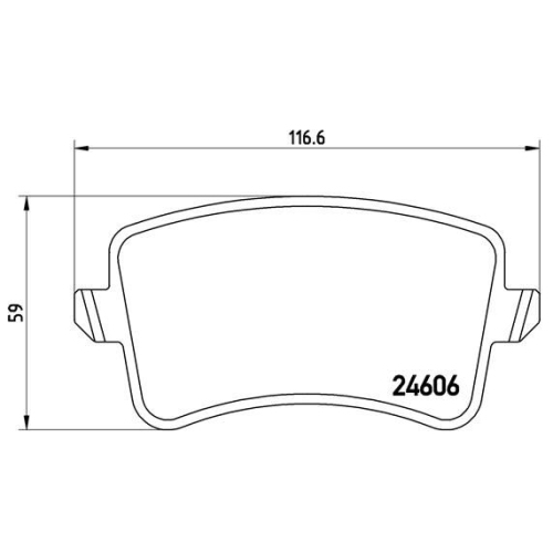 Bremsbelagsatz Scheibenbremse Brembo P85099 Prime Line für Audi Seat Skoda VW