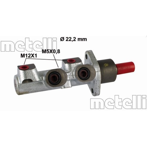 Hauptbremszylinder Metelli 05-0505 für Fiat