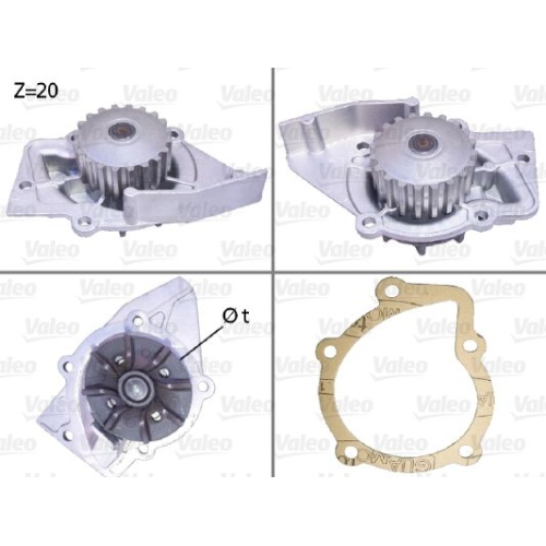 Wasserpumpe Motorkühlung Valeo 506575 für Citroën Fiat Lancia Peugeot Suzuki