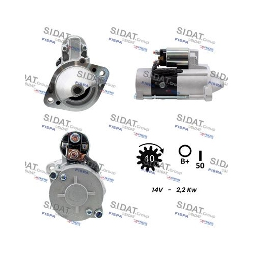 Starter Sidat S12MH0085 für Mitsubishi Hyundai Kia