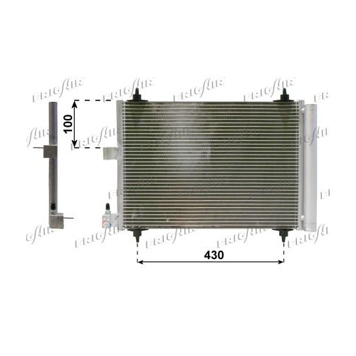 Kondensator Klimaanlage Frigair 0803.3030 für Ford Citroën/peugeot