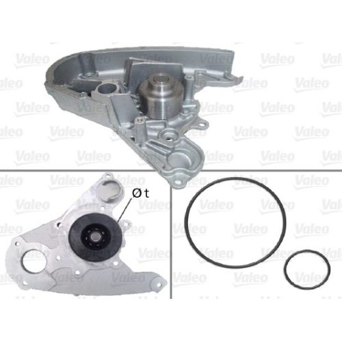 Wasserpumpe Motorkühlung Valeo 506864 für Fiat Iveco Bugatti