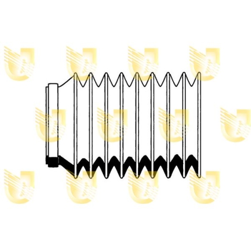 Schutzkappe/faltenbalg Stoßdämpfer Unigom 391154 für Audi VW Hinterachse