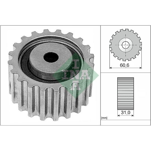 Umlenk /führungsrolle Zahnriemen Ina 532 0220 10 für Mitsubishi Opel Renault