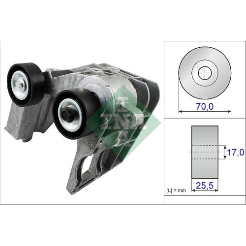 Riemenspanner Keilrippenriemen Ina 534 0467 10 für Ford