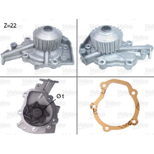 Wasserpumpe Motorkühlung Valeo 506659 für Suzuki Chevrolet Daewoo