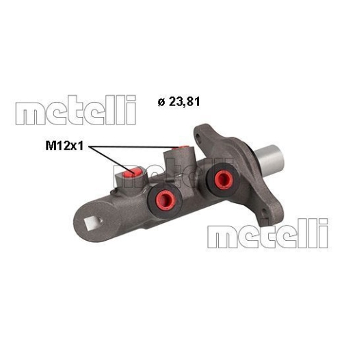 Hauptbremszylinder Metelli 05-0876 für Renault