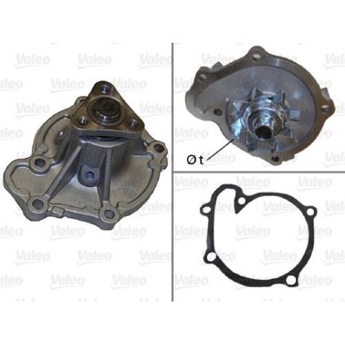 Wasserpumpe Motorkühlung Valeo 506368 für Nissan Bugatti