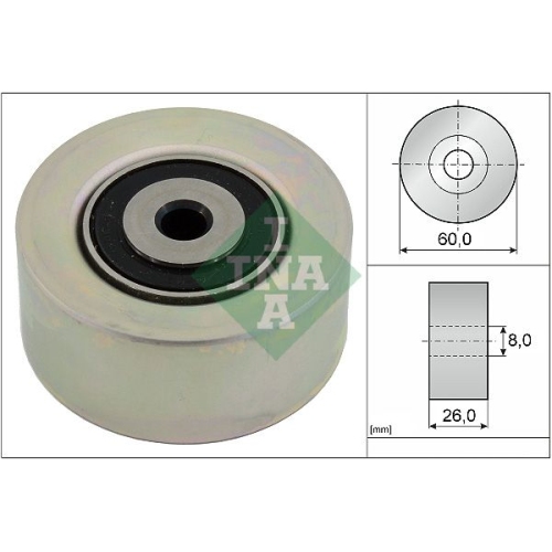 Spannrolle Keilrippenriemen Ina 531 0550 10 für Citroën Fiat Peugeot