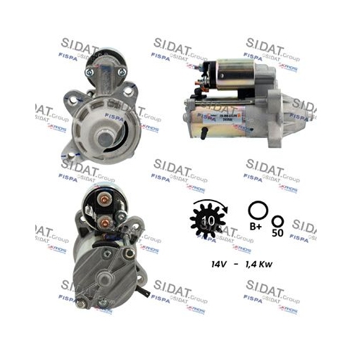 Starter Sidat S12VS0054 für Ford