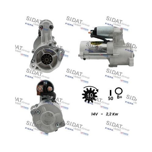 Starter Sidat S12MH0130 für Mitsubishi Hyundai Kia