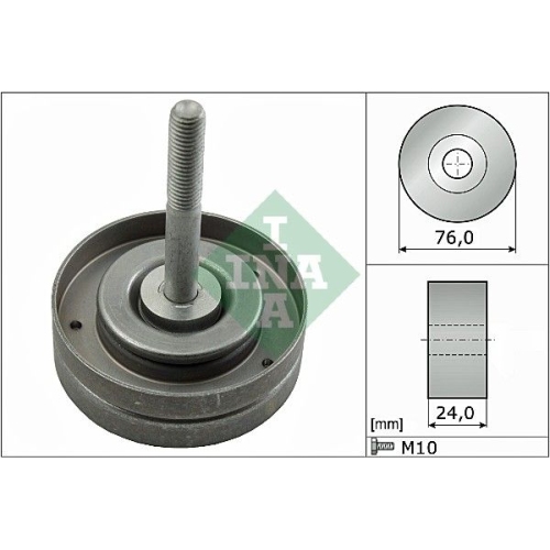 Umlenk /führungsrolle Keilrippenriemen Ina 532 0500 10 für Audi Seat Skoda VW