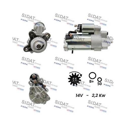 Starter Sidat S12VS0036 für Ford Volvo