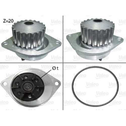 Wasserpumpe Motorkühlung Valeo 506290 für Citroën Lada Nissan Peugeot Rover