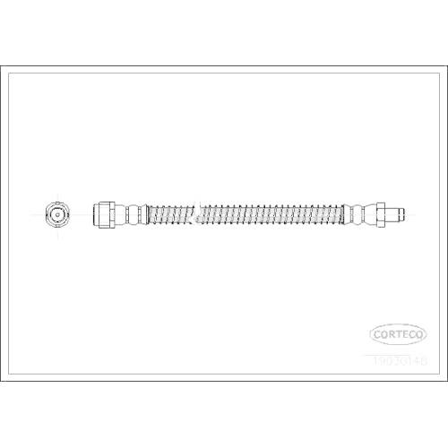 Bremsschlauch Corteco 19030148 für Mercedes Benz Mercedes Benz Mercedes Benz