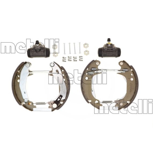 Bremsbackensatz Metelli 51-0007 Vermontierter Kit für Peugeot Hinterachse