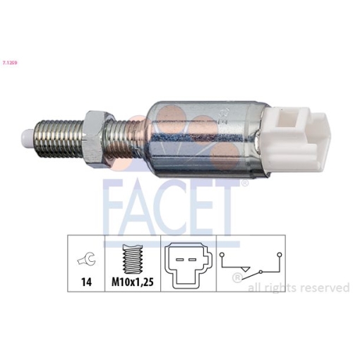 Switch Clutch Control (cruise Control) Facet 7.1259 for Toyota