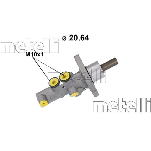 Hauptbremszylinder Metelli 05-1173 für Dacia