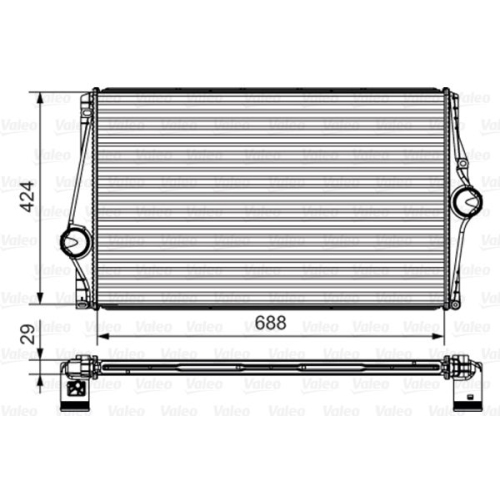 Ladeluftkühler Valeo 818282 für Volvo