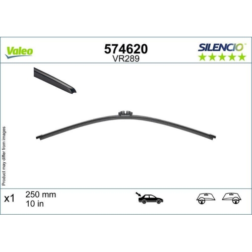 Wischblatt Valeo 574620 Silencio Rear für Mercedes Benz Opel Peugeot Vauxhall DS