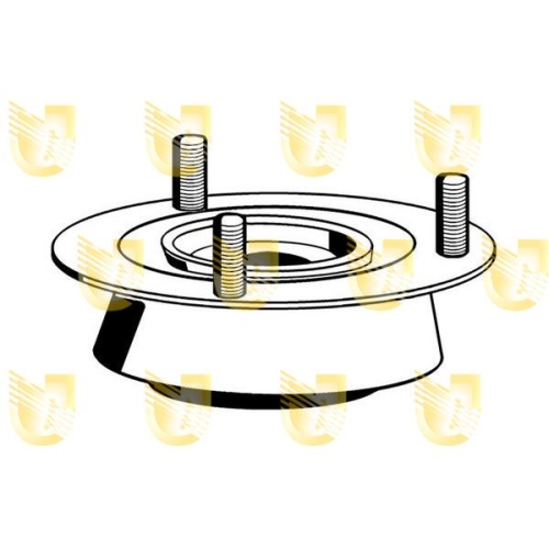 Federbeinstützlager Unigom 391340 für Bmw Vorderachse Links Vorderachse Rechts