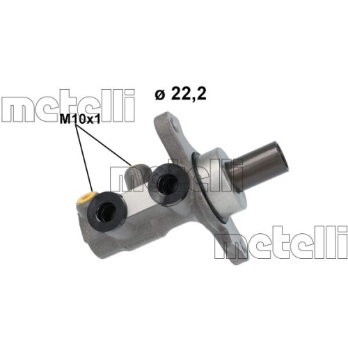 Hauptbremszylinder Metelli 05-1235 für Nissan