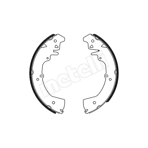 Bremsbackensatz Metelli 53-0549 für Tata Hinterachse