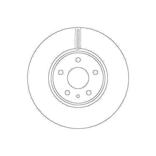 TRW 2X Bremsscheibe Vorderachse für Ford