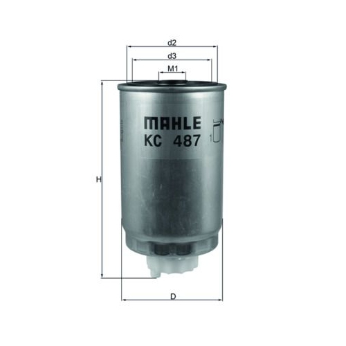 Kraftstofffilter Mahle KC 487 für Chrysler Dodge Fiat Lancia Jeep