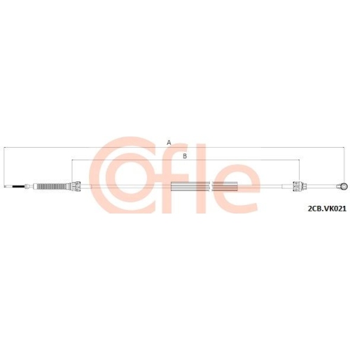 Seilzug Schaltgetriebe Cofle 2CB.VK021 für VW