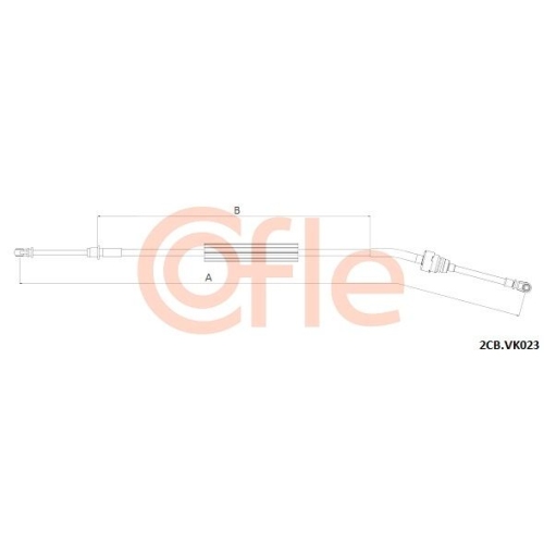 Seilzug Schaltgetriebe Cofle 2CB.VK023 für Seat VW