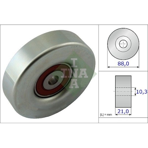 Umlenk /führungsrolle Keilrippenriemen Ina 532 0618 10 für Daihatsu Toyota Lexus