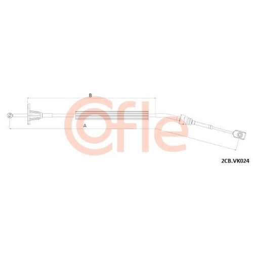 Seilzug Schaltgetriebe Cofle 2CB.VK024 für Seat VW