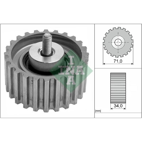 Umlenk /führungsrolle Zahnriemen Ina 532 0441 10 für Fiat Iveco