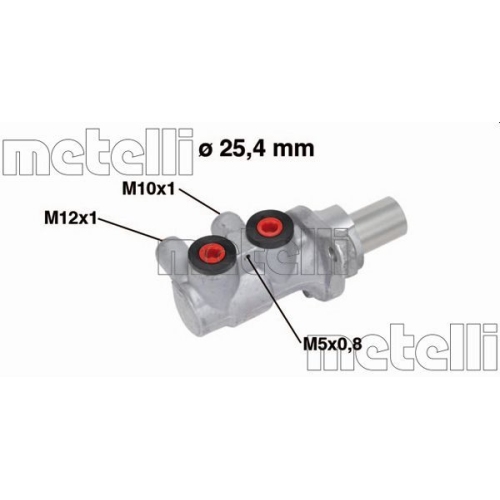 Hauptbremszylinder Metelli 05-0717 für Opel