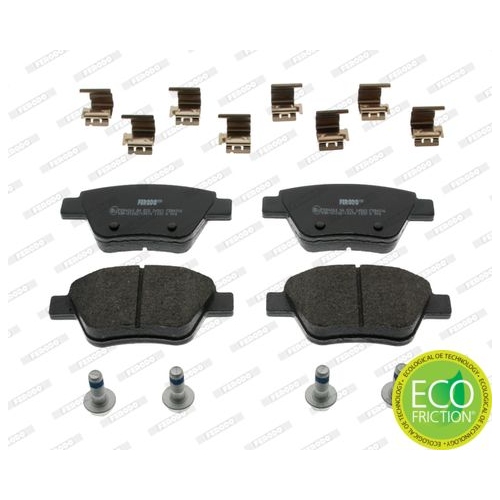 Bremsbelagsatz Scheibenbremse Ferodo FDB4316 Premier Eco Friction für Audi Seat