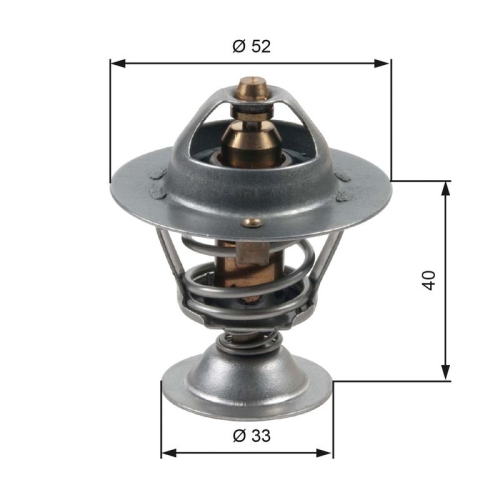 Thermostat Kühlmittel Gates TH31588G1 für Land Rover