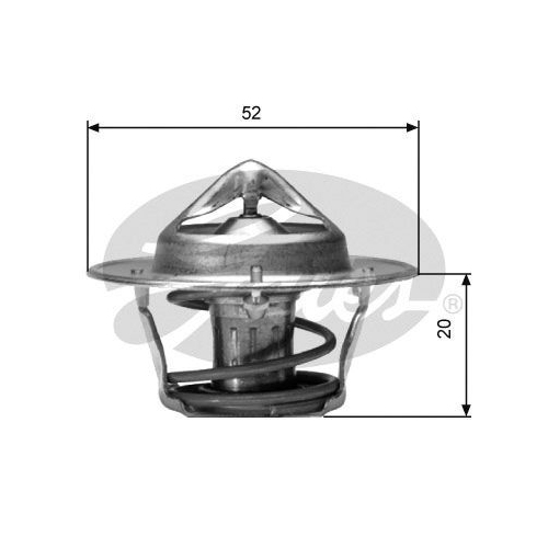 Thermostat Kühlmittel Gates TH04191G1 für Ford Mazda Ford Usa